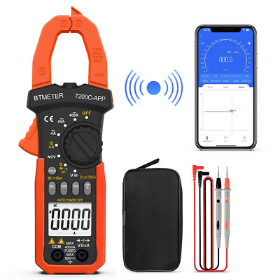 BTMETER 4000 uA AC DC Stromzange Zangenamperemeter Zangenmultimeter TRMS Messger