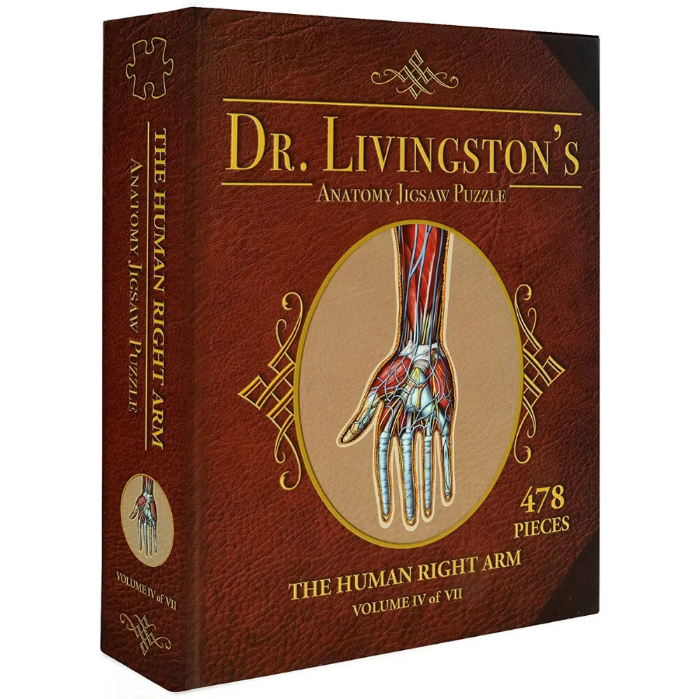 DR. LIVINGSTON'S ANATOMY JIGSAW PUZZLE THE HUMAN VOLUME 1-7