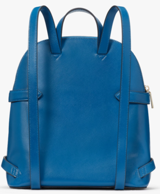 Kate Spade Staci Dome Backpack Sapphire Ice Leather Blue Bag  display picture 1
