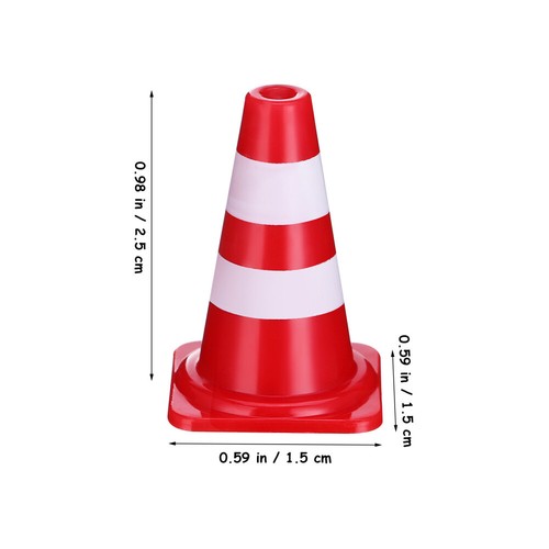90 Stück Mini-Verkehrskegel, Spielsicherheitskegel, kleine Verkehrskegel, - Bild 6 von 12