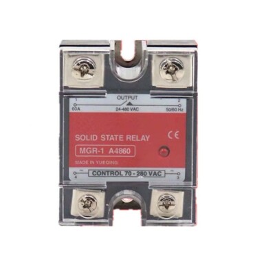 Single-phase Solid State Relay for Mager SSR-60AA AC-AC 24-480VAC MGR-1 A4860