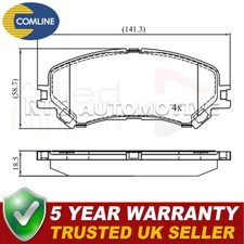 Allied Nippon Front Brake Pads Set Fits Renault Scenic Megane Grand