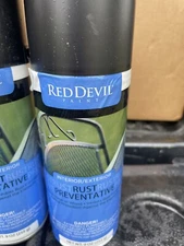 Red Devil FLAT BLACK Spray Paint Rust Preventative Interior Exterior 9oz NEW