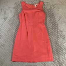 Forever 21 Size Medium Sheath Dress Coral Pink Short Mini Sleeveless Barbie Core