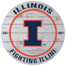 Illinois Fighting Illini Weather Resistant Vinyl Sticker/Decal 12