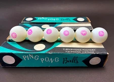 Vintage Ping Pong Balls Set Vietnamese Table Celluloid Tennis Balls Tienphong