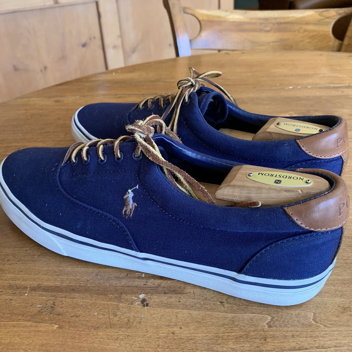 Mens Polo-Ralph Lauren Navy Blue Sneakers Size 13 D | eBay