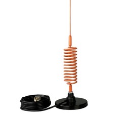 CB Radio Antenna Mag Mount Kit Orange Stinger Springer CB Aerial Magnetic Mount