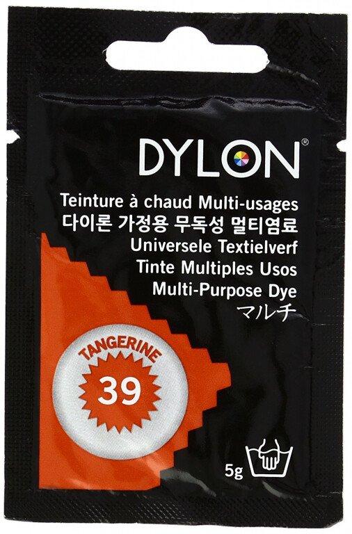 Dylon Tinte X Tessuti Cialdina Multi Purpose Dye - 39 TANGERINE