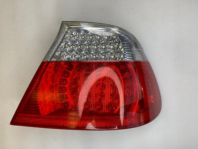 2004-2006 BMW E46 3 Series Couple OEM Genuine Clear Tail Lights 