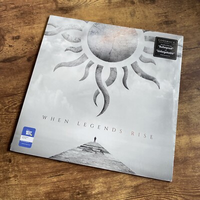 GODSMACK When Legends Rise CLEAR VINYL RARE LTD ED NEW sealed NEAR MINT