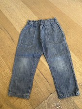 Bonpoint Blue Girls Pants 4 Cotton