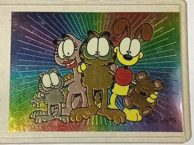 Garfield Jim Davis Krome Productions # 3 Paws Chromium Promo Card 1995 