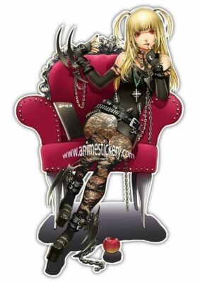 Death Note Misa Amane Anime Car Window Bike JDM Decal Sticker 003