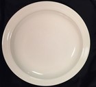 Jasper Conran at Wedgwood Casual Cream Round Platter ( Chop Plate ) 17" ~new~