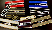 Cohiba Cigar Band Collection, 9 Different Cohiba Bands, Official