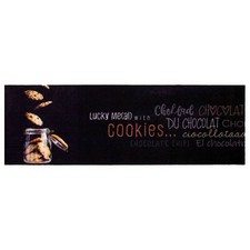Kitchen Rug Kitchen Runner Bridge Carpet Runner Cookies Black