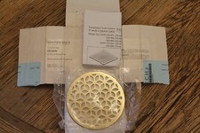 Newport Brass 243-403/04 4" Round Shower Drain - Satin Brass PVD