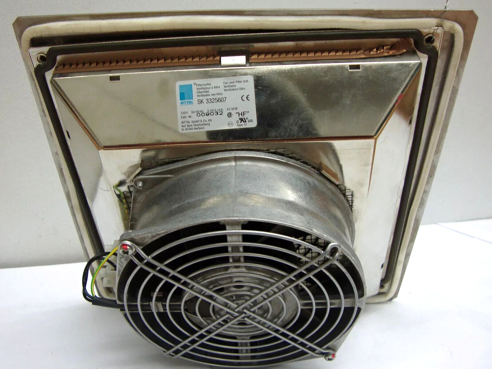 New Fan And Filter Unit Rittal SK 3325607 12561bEL
