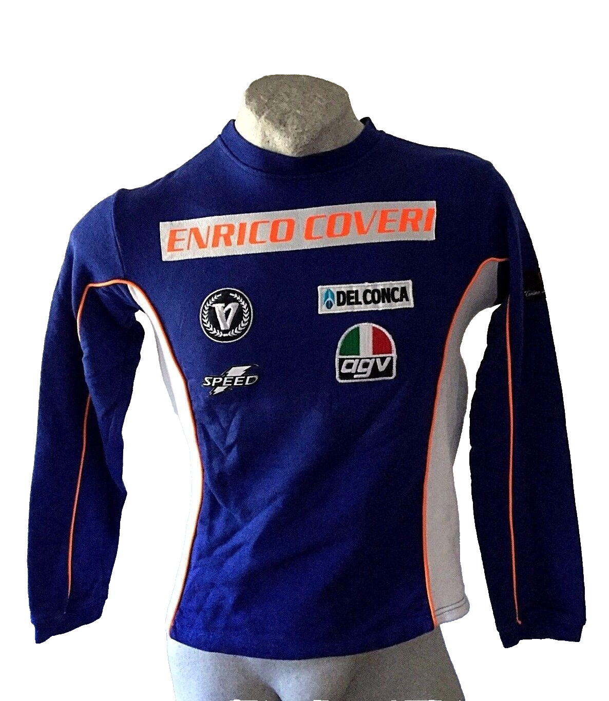 ️MAGLIA ENRICO COVERI AGV DEL CONCA ZPF JERSEY RAGAZZO 13-14 YRS VINTAGE 80️