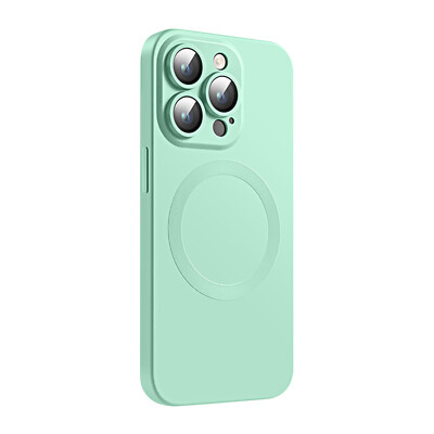 Fr iPhone 16 15 14 Pro Max 13 12 MagSafe Silicone Case Shockproof Magnet Cover