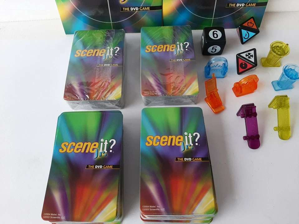 Scene It Jr. The DVD Game Replacement Parts: Cards, CD's, Tokens, Dice - Image 4 of 4