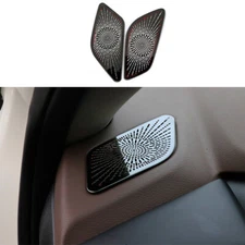 For Nissan X-TRAIL Rogue 21-22 Black Titanium Dashboard Side Vent Overlay Cover