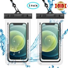 2pcs Waterproof Pouch Phone Dry Bag Luminous Case Cover For iPhone  Samsung