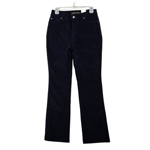 Kancan sz 32 Pants corduroy bootcut navy blue 14/32 stretchy knit