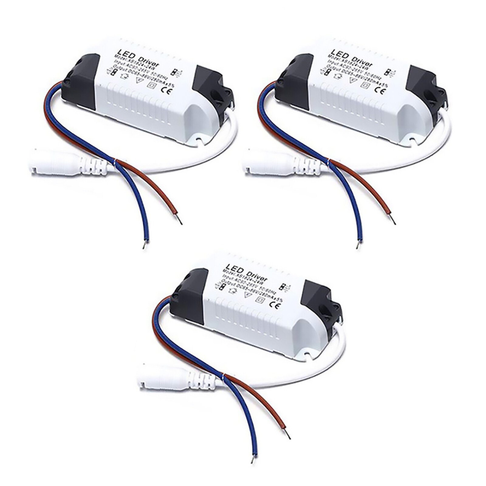 3PCS 18-24W LED Driver Adapter Transformer Ceiling Light Power Supply E