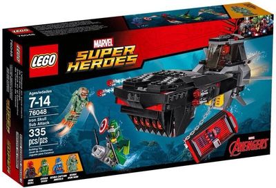 76048 IRON SKULL SUB ATTACK lego marvel legos set iron man captain