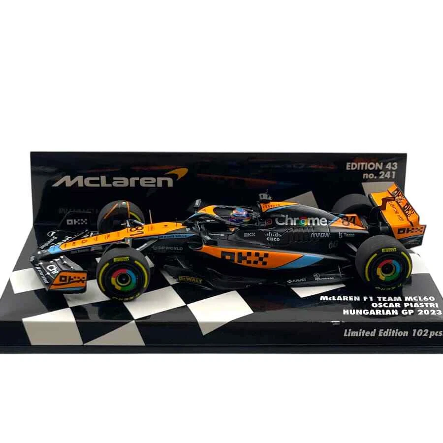 Modellino F1 Minichamps 1/43 McLaren MCL60 Oscar Piastri #81 Hungarian GP 202... - Immagine 3 di 4