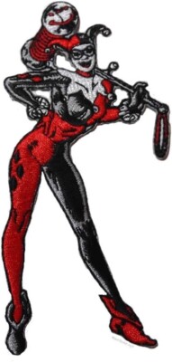 Batman Harley Quinn Figure Embroidered Patch