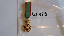 Orden Belgien Milit&auml;rverdienstkreuz Miniatur 16mm golden mit Krone 1St&uuml;ck (w159)