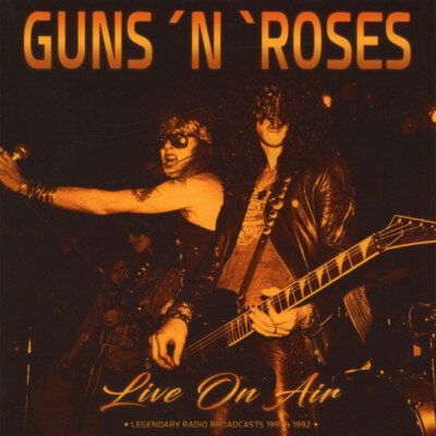 GUNS N'ROSES = Live On Air = VINYL LP ALBUM = HARD ROCK