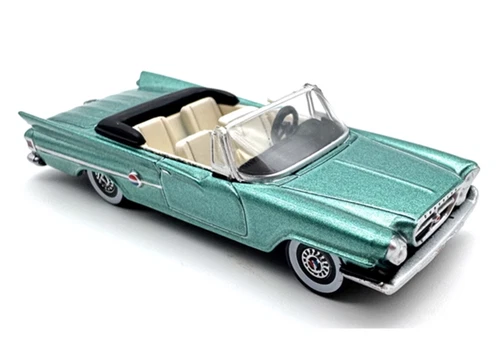 ED 1:87 Green 1961 Chrysler 300 Convertible Sports Model Diecast Collect Car - Bild 6 von 8