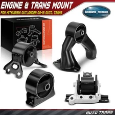 4x Engine Motor & Transmission Mount for Mitsubishi Outlander 08-13 Auto. Trans