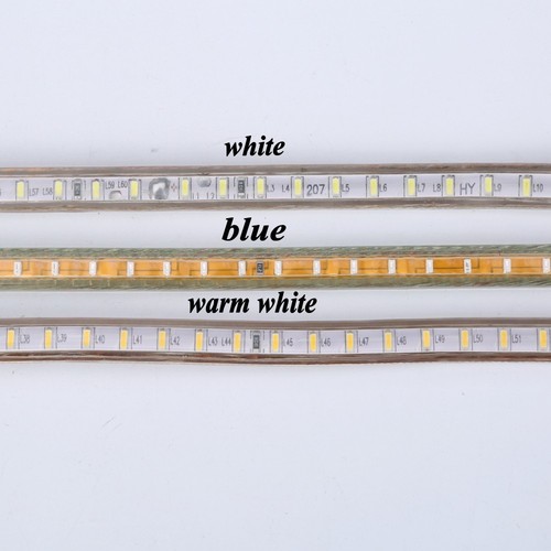 Led strip light 3014 120LED/m IP65 waterproof white with EU power plug AC 220V - Picture 9 of 15