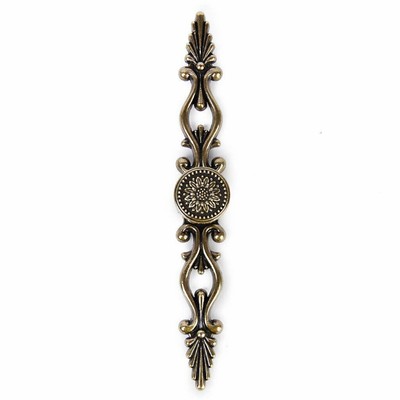 Antique Brass WINOMO Vintage Kitchen Cabinet Cupboard Dresser Door Drawer Ring Pull Handles Knobs 10pcs