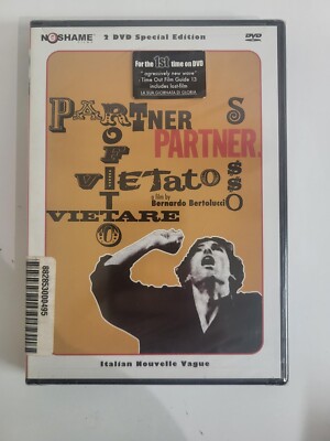 Partner DVD 1968 by Bernardo Bertolucci 2 Discs , no shame films