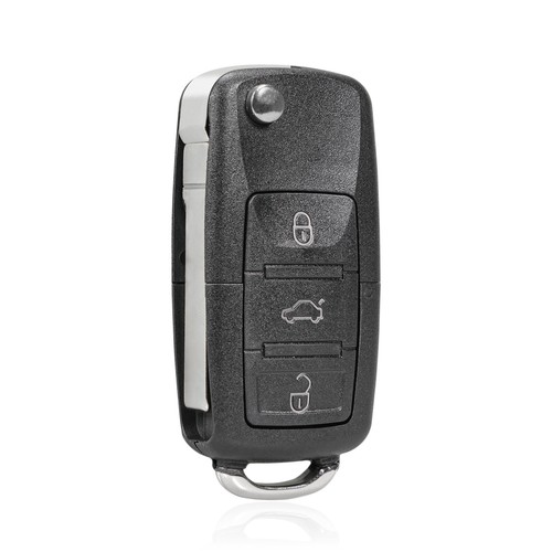 For Volkswagen 2007 2008 2009 2010 Eos Remote Car Key Fob Case Cover + Battery - Picture 4 of 10
