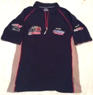 Vintage 2005 British Grand Prix Polo Shirt Top Donington Motorcycle Size L