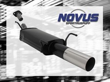 NOVUS Sportauspuff Gruppe N ESD 1x 90mm RL-Design für Opel Astra G Coupe + Cabri
