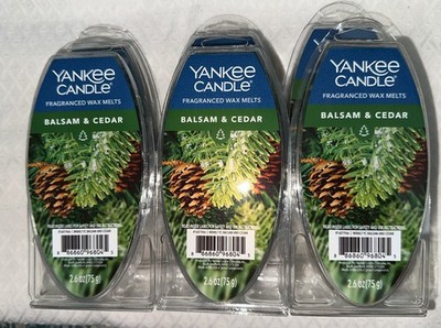Yankee Candle Balsam & Cedar Fragranced Wax Melts 2.6oz 6-Pk Lot of 6