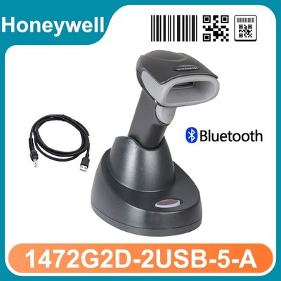 New Honeywell 1472G2D-2USB-5-A Voyager 2D USB Bluetooth Wireless Barcode Scanner