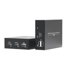 150M USB HDMI KVM Extender over IP Cat5e/6 Cable Support one TX to many RX