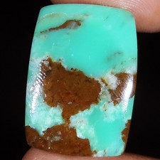 Coussin de chrysoprase bio naturel 21,65 cts cabochon pierre précieuse...