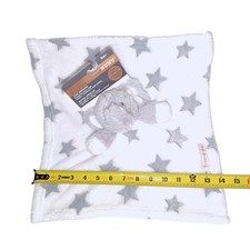 Blanket  Beyond Elephant Lovey Stars Gray White Baby Toy Gift