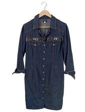 APART IMPRESSIONS Jeanskleid Damen Kleid Gr. DE 38 blau Casual-Look