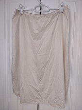 Vintage JCPenney Lace Detail Nylon Half Slip Skirt Women's Size Medium M White
